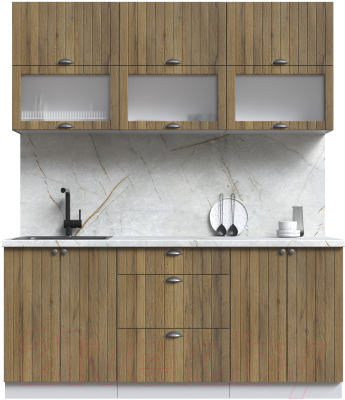 Кухонный гарнитур Интерлиния Берес 1.8Б - фото