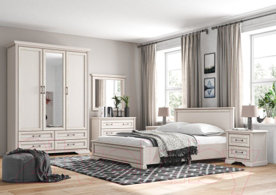 Прикроватная тумба Black Red White Stylius B169-KOM2S