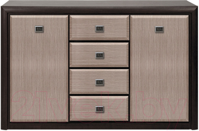 Тумба Black Red White Коен KOM2D4S - фото