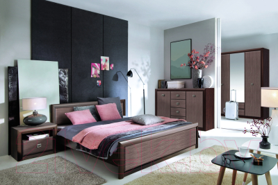 Тумба Black Red White Коен KOM2D4S