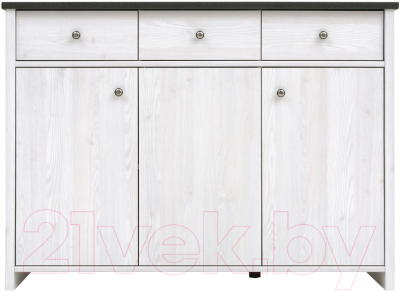 Тумба Black Red White Порто KOM3D3S - фото