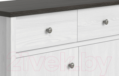 Тумба Black Red White Порто KOM3D3S