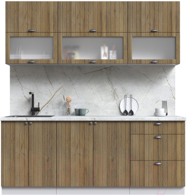 Кухонный гарнитур Интерлиния Берес 2.0Б - фото