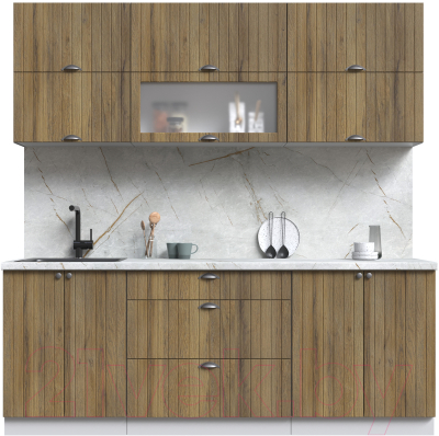 Кухонный гарнитур Интерлиния Берес 2.1Б - фото