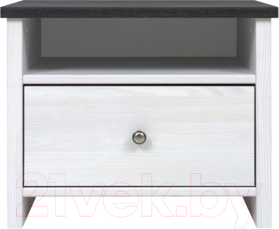 Прикроватная тумба Black Red White Порто KOM1S/50 - фото