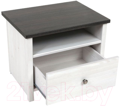 Прикроватная тумба Black Red White Порто KOM1S/50