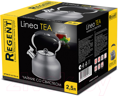 Чайник со свистком Regent Inox 93-TEA-49