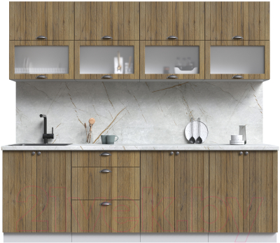 Кухонный гарнитур Интерлиния Берес 2.4Б - фото