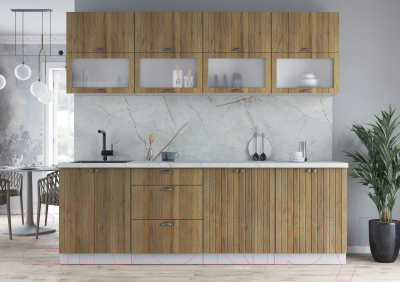 Кухонный гарнитур Интерлиния Берес 2.4Б