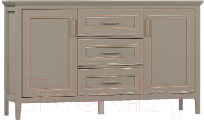 Тумба Black Red White Classic KOM2D3S - фото