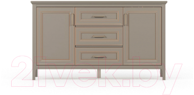 Тумба Black Red White Classic KOM2D3S