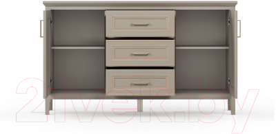 Тумба Black Red White Classic KOM2D3S