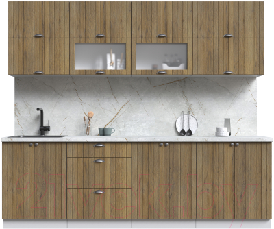 Кухонный гарнитур Интерлиния Берес 2.5Б - фото