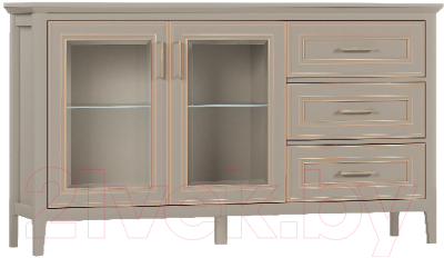 Тумба Black Red White Classic KOM2W3S - фото