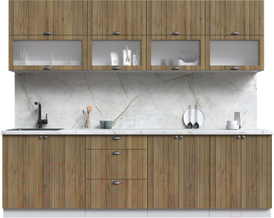 Кухонный гарнитур Интерлиния Берес 2.6Б - фото