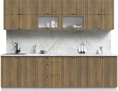 Кухонный гарнитур Интерлиния Берес 2.7Б - фото