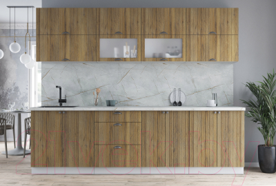 Кухонный гарнитур Интерлиния Берес 2.7Б