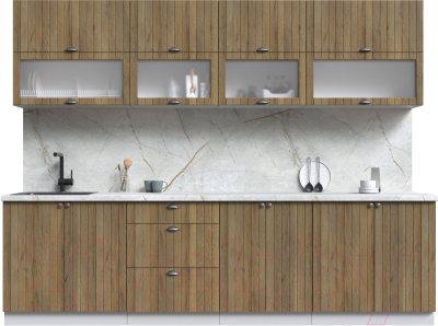 Кухонный гарнитур Интерлиния Берес 2.8Б - фото