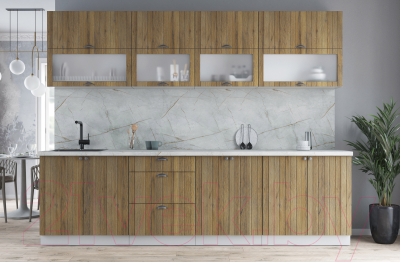 Кухонный гарнитур Интерлиния Берес 2.8Б