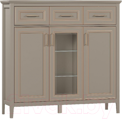 Тумба Black Red White Classic KOM1W2D3S - фото