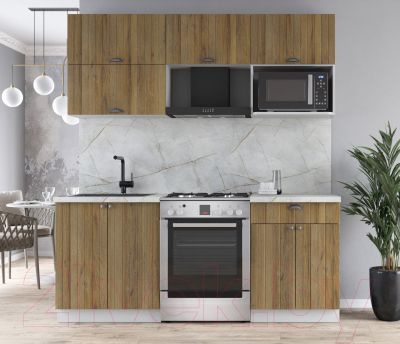 Кухонный гарнитур Интерлиния Берес 1.9В