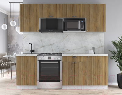 Кухонный гарнитур Интерлиния Берес 2.2В