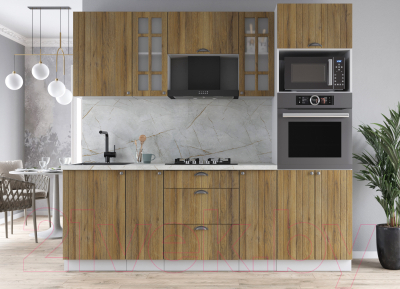 Кухонный гарнитур Интерлиния Берес 2.3В