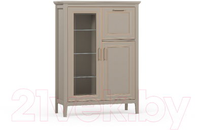 Тумба Black Red White Classic KOM1W1D1B