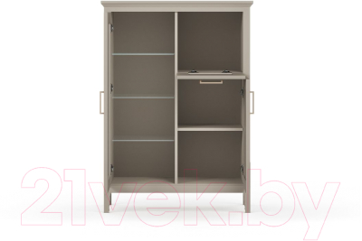 Тумба Black Red White Classic KOM1W1D1B