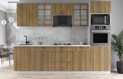 Кухонный гарнитур Интерлиния Берес 2.8В