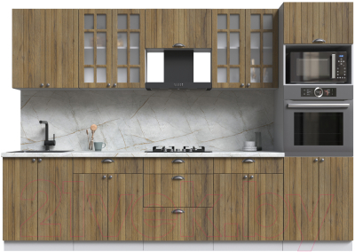 Кухонный гарнитур Интерлиния Берес 3.0В - фото