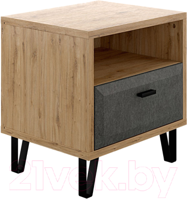 Прикроватная тумба Black Red White Grace KOM1S - фото