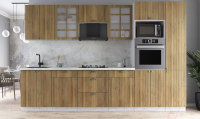 Кухонный гарнитур Интерлиния Берес 3.2В