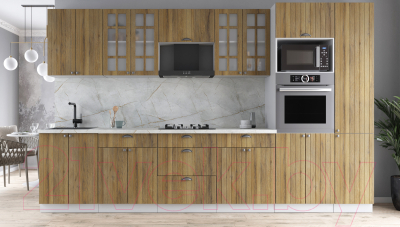 Кухонный гарнитур Интерлиния Берес 3.4В