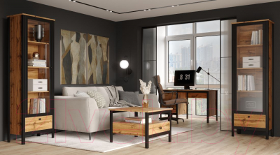 Журнальный столик Black Red White Loft LAW