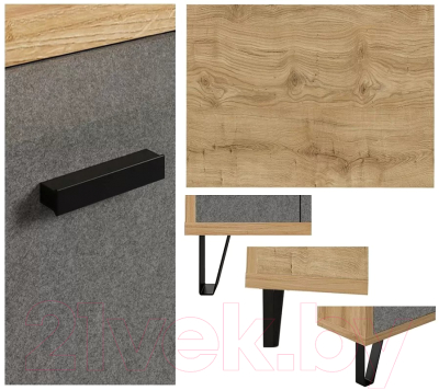 Журнальный столик Black Red White Grace LAW2D