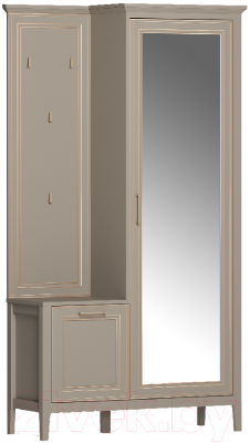 Секция в прихожую Black Red White Classic PPK/P - фото