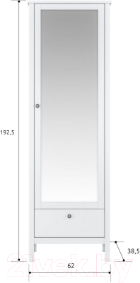 Шкаф Black Red White Ewa SZF1W1S/60