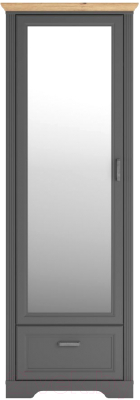 Шкаф Black Red White Jasmin SZF1L1S - фото