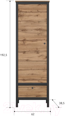 Шкаф Black Red White Loft REG1D1S