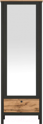 Шкаф Black Red White Loft SZF1W1S/60 - фото