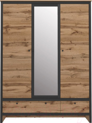 Шкаф Black Red White Loft SZF3D2S - фото