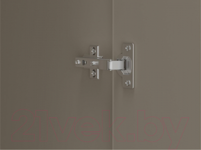 Шкаф с витриной Black Red White Domenica REG1D1W с подсветкой