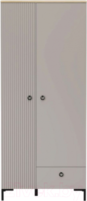 Шкаф Black Red White Domenica SZF2D1S - фото