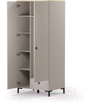 Шкаф Black Red White Domenica SZF2D1S