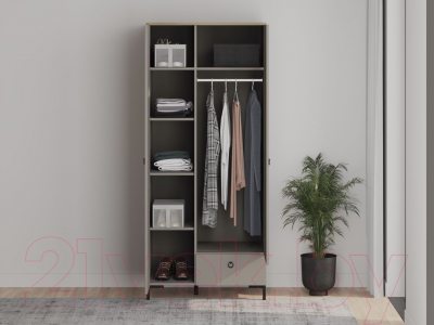 Шкаф Black Red White Domenica SZF2D1S