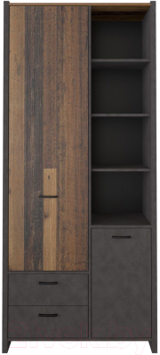 Шкаф Black Red White Kristoff REG2D2S - фото