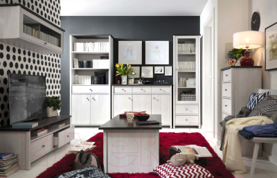 Стеллаж Black Red White Порто REG2D1S