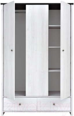 Шкаф Black Red White Порто SZF3D2S