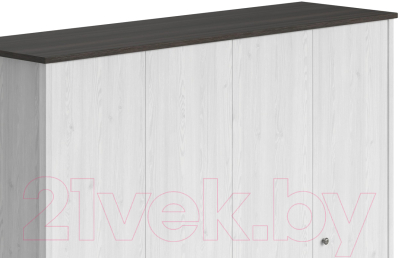 Шкаф Black Red White Порто SZF4D2S